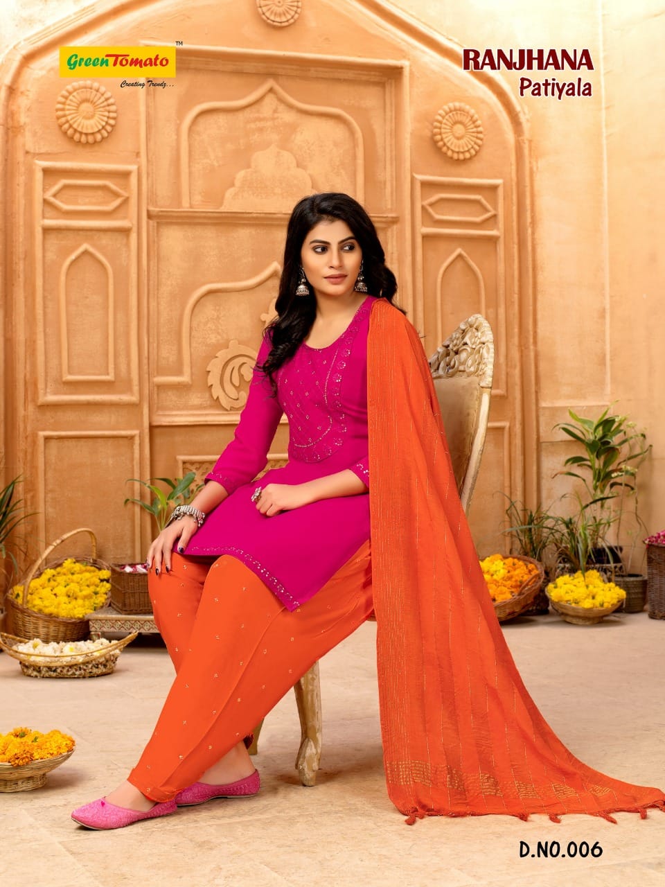 Ranjhana Patiyala Regular Ethnic Wear Heavy Rayon Ready Made Collection